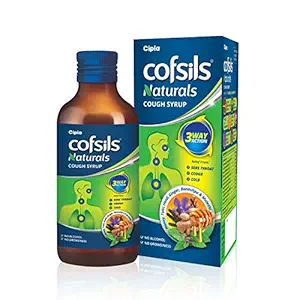 Cipla Cofsils Naturals Cough Syrup | 100ml